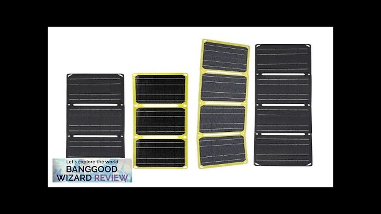 Outdoor Powerful Flexible Solar Panel 5V 28W Portable Battery Mobile Phone Charge Review