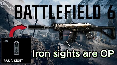 Iron Sights drastically reduce weapon spread/bloom in Battlefield 6