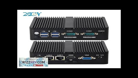 Intel Celeron Fanless Industrial IoT Mini PC J6412 J4125 J1900 2x COM Review