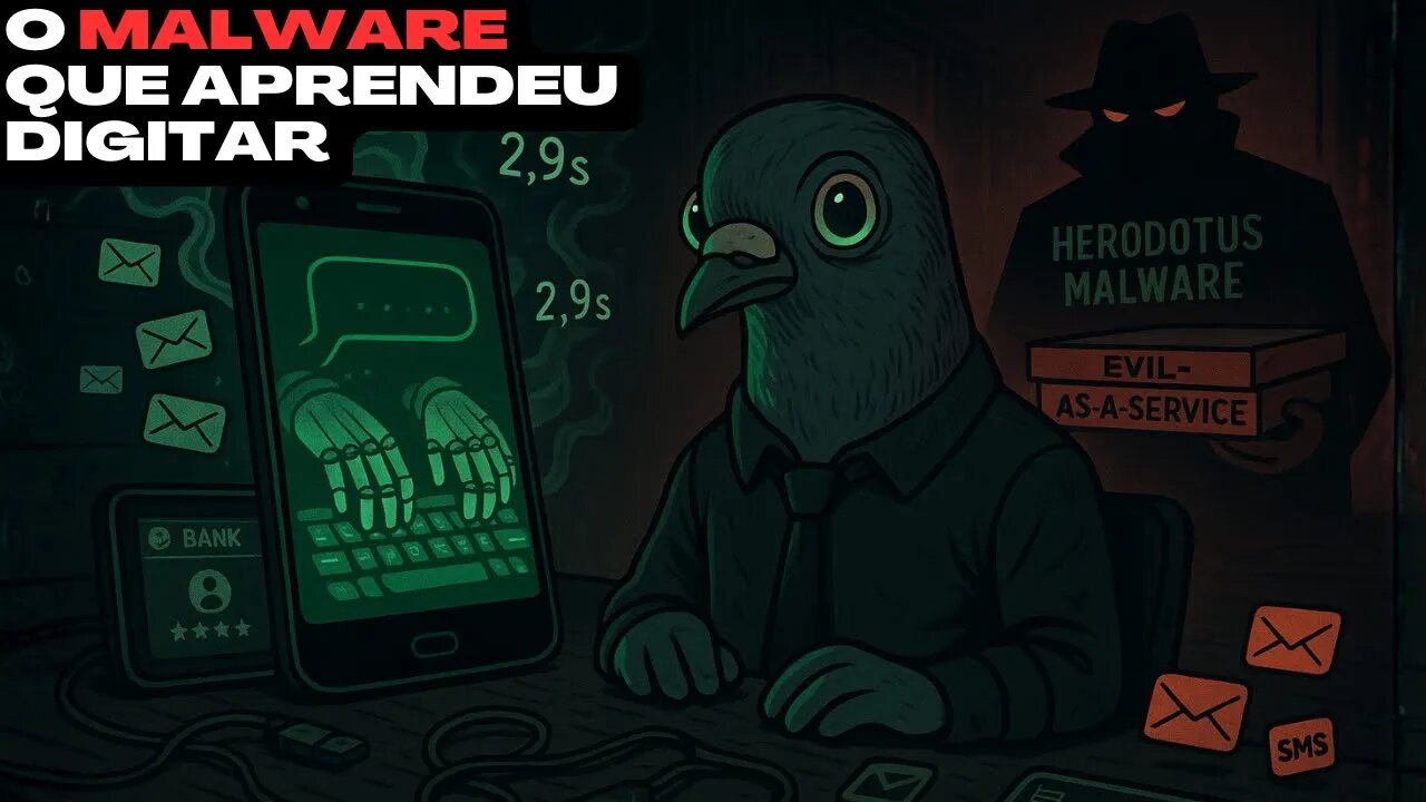 📰Herodotus: o malware que aprendeu a digitar como gente (e burla até antivírus)