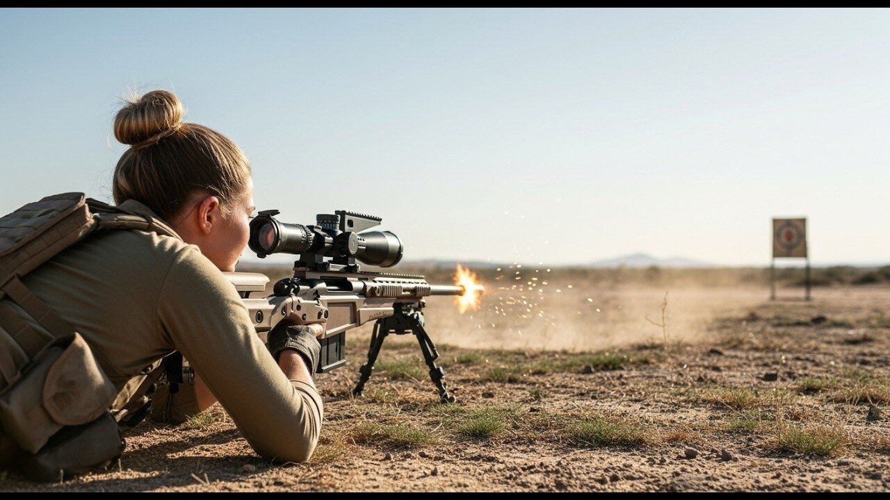MARINE DRILL SERGEANT STOPS COLD AFTER THIS WOMAN’S SHOT