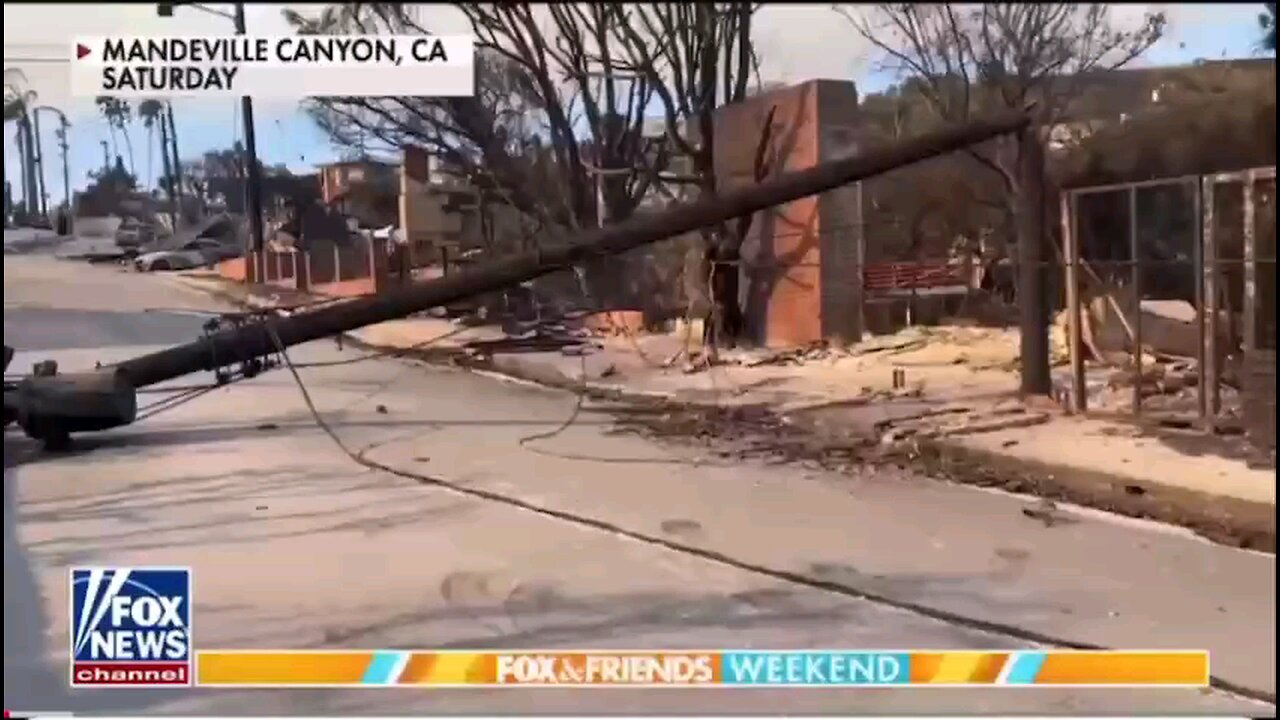 Family use a swimming pool to fight fires
