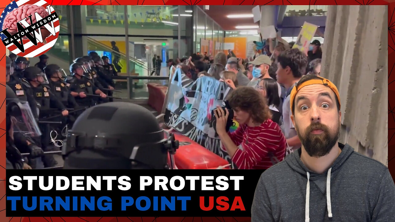 Protests ERUPT at UC Berkeley Over Turning Point USA Event