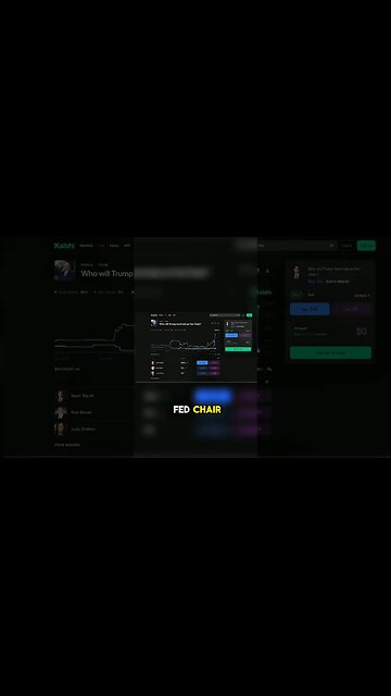 New FED chair. Markets react immediately. #shorts