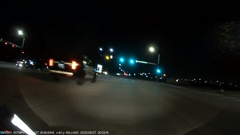 Local Police paTroll beats street bike quarter mile