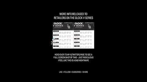 GLOCK RELEASES MORE INFO ON THE V SERIES