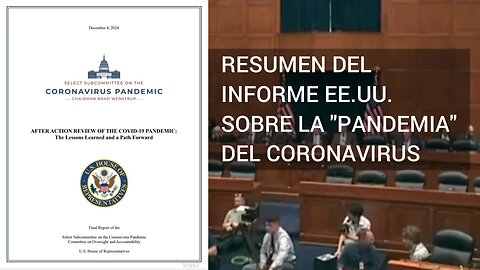 RESUMEN INFORME COVID CONGRESO EEUU