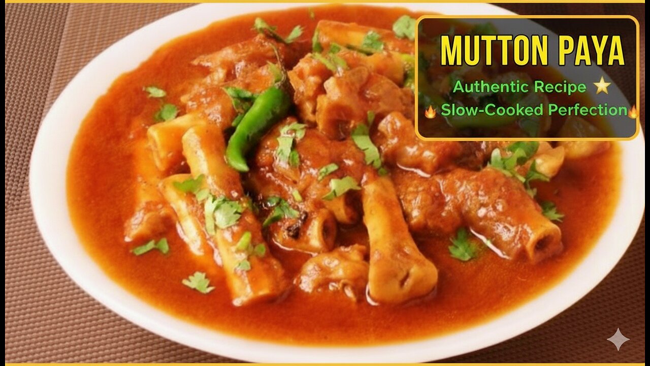 This Is The Best Mutton Paya Soup Recipe #muttontrotters #muttonpayacurry #muttonpayasoup