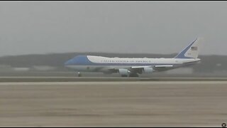 President Trump is now in the air aboard Air Force One en route to Israel and Egypt