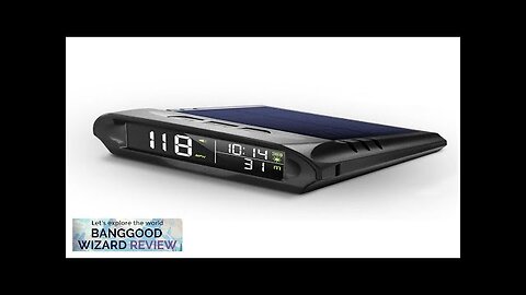 Universal Solar Power Digital GPS Car Speedometer Wireless HUD Display Mph KM/H Review