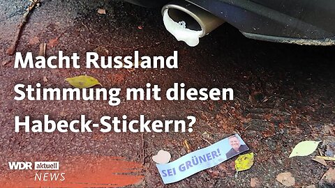 Verstopfte Auspuffe: Russische Einmischung in deutschen Wahlkampf? | WDR Aktuelle Stunde