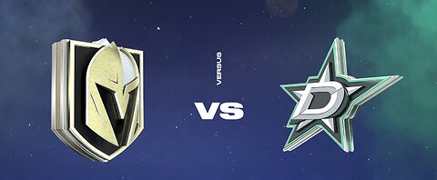 Golden Knights @ Stars. NHL 24. EA Sports.