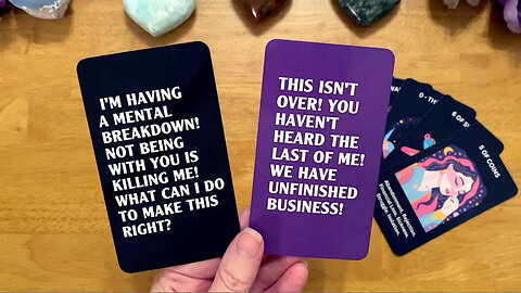 THEY'RE AT THEIR BREAKING POINT & WANT TO TALK!! 😰 IT'S ALL BLOWN UP IN THEIR FACE!! (TAROT READING)