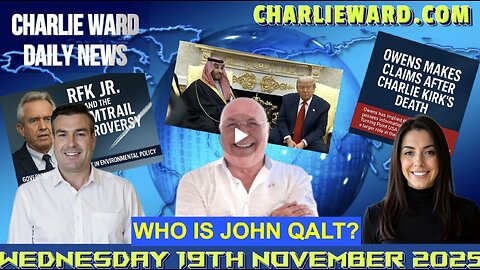 CHARLIE WARD DAILY NEWS WITH CHARLIE WARD, PAUL BROOKER & DREW DEMI WEDNESDAY 19TH NOVEMBER 2025