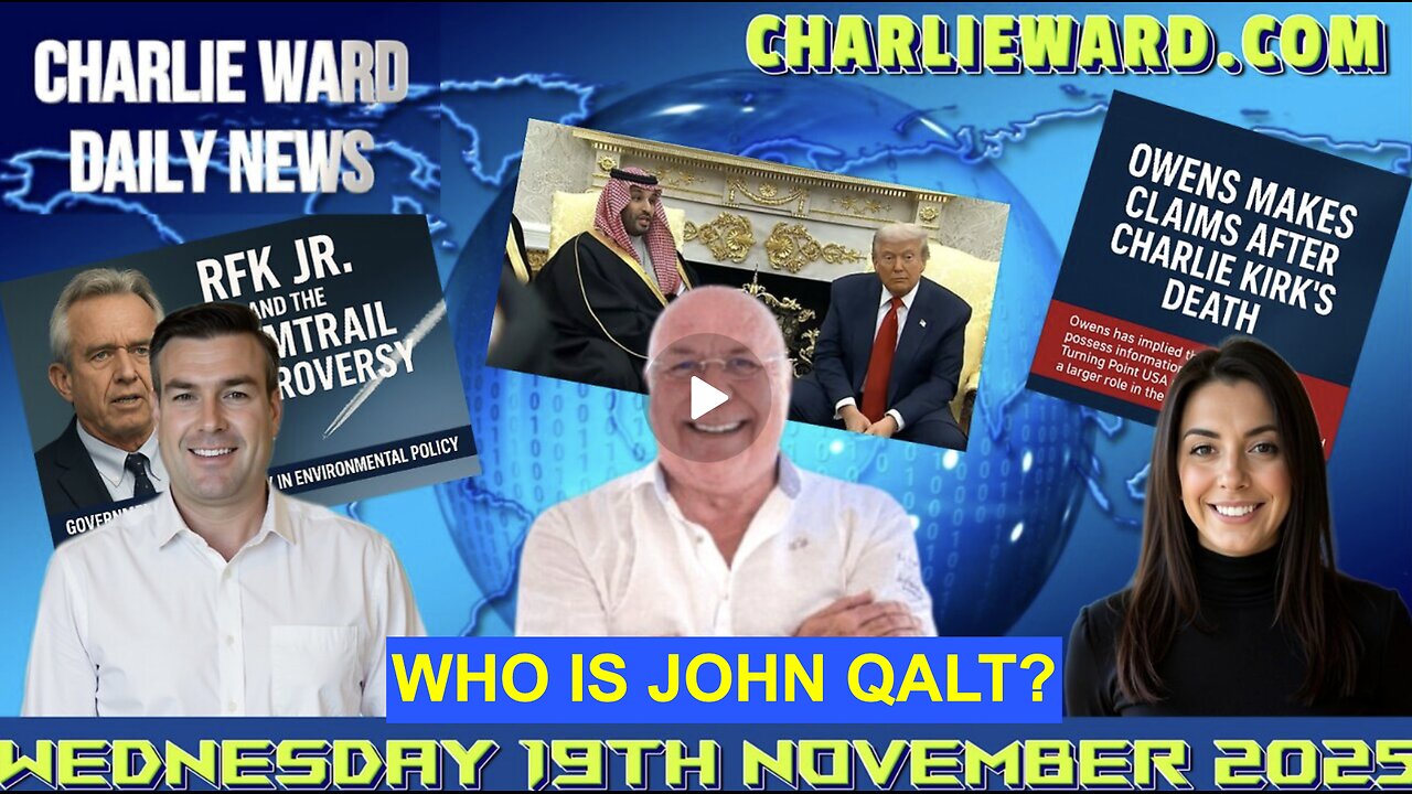 CHARLIE WARD DAILY NEWS WITH CHARLIE WARD, PAUL BROOKER & DREW DEMI WEDNESDAY 19TH NOVEMBER 2025