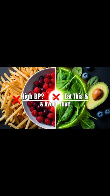 High Blood Pressure Foods to Eat & Avoid 🩺🥦 #Shorts #Health