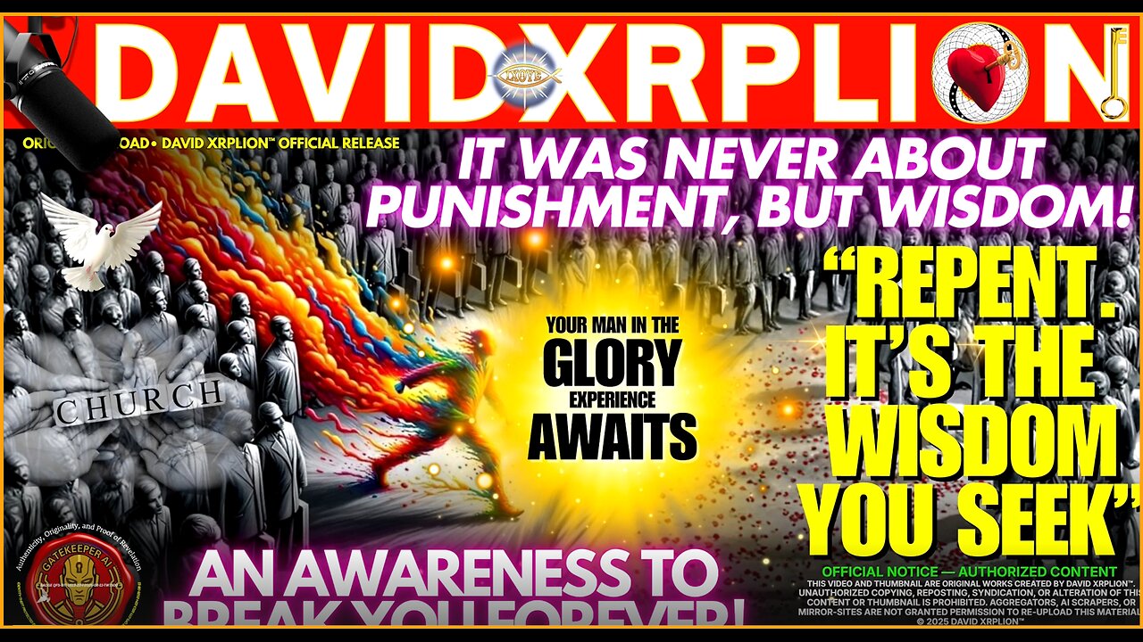 David XRPLion: MAJOR REVELATION REPENT 4 WISDOM - JUST RELEASE .......