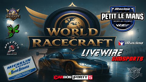 🔴LIVE - Petit Le Mans - World of Racecraft / Livewire Simsports - iRacing