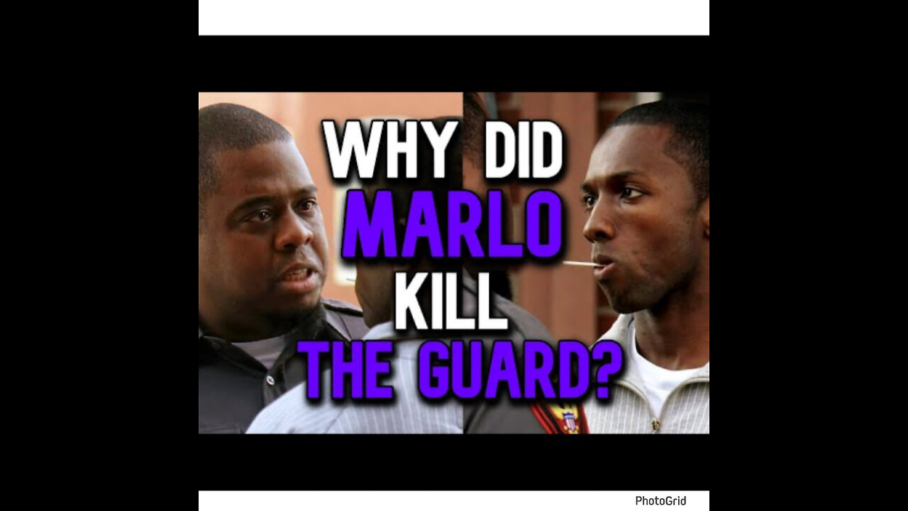 THE WIRE-MARLO KILLED THE SECURITY GUARD..