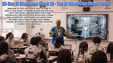 28-Day AI Challenge Week 18 - The AI Mimicking Ghost Writer