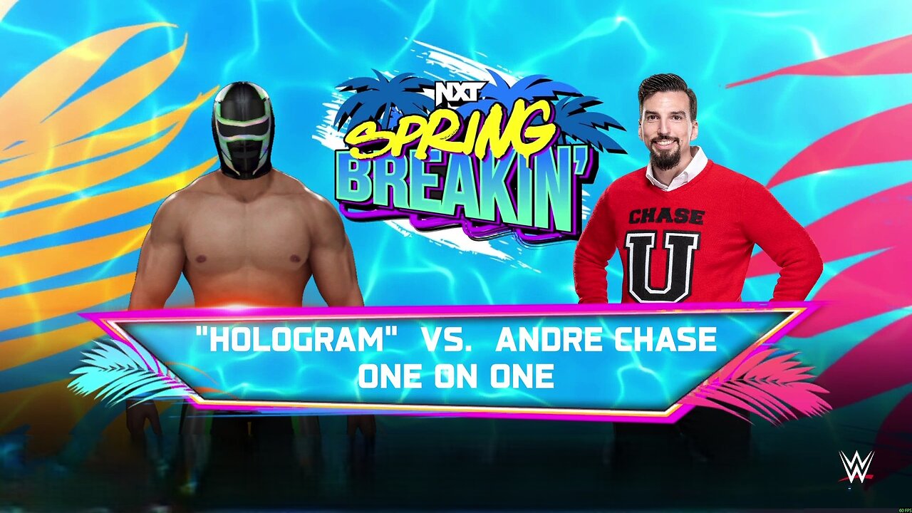 WWE 2k25 Hologram vs Andre Chase