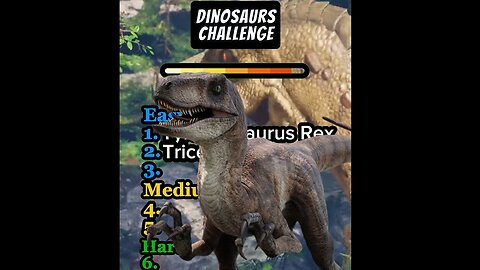 Dinosaurs Challenge