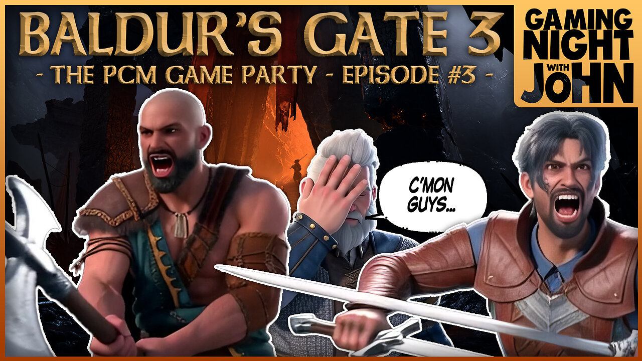🎮GAME NIGHT! 🎮 | BALDUR'S GATE 3 - THE PCM GAME PARTY #3