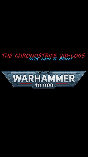 The Chronostrife Vid-Logs: 40k Lore & More in Under 1 Minute! #10 | "The Fall of the Eldar" (The LORE - Events, Factions)