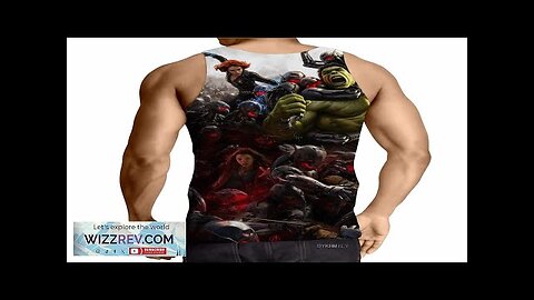 Marvel The Avengers Fighting Ultron Full Print Tank Top Review