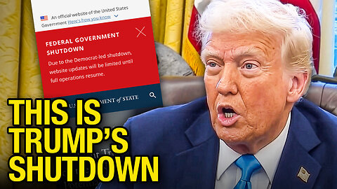 Trump Forces Federal Worker Emails To Blame Democrats For The Shutdown
