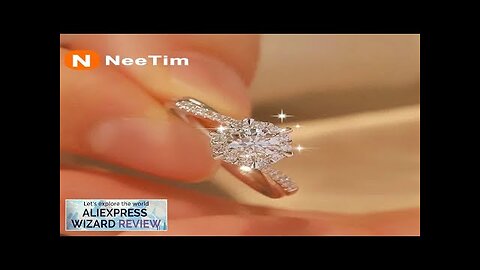 NeeTim 0.5/1CT Moissanite Diamond Rings Wedding Band for Women 925 Sterling Silver Review