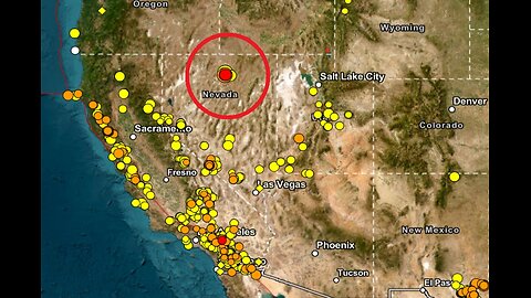 Earthquakes Being Felt Booms Being Heard & USGS Denying It All! Nevada 5.9M