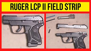 Ruger LCP II Field Strip and Reassembly for Cleaning