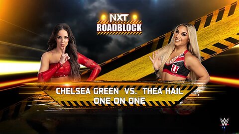 WWE 2k25 Chelsea Green vs Thea Hail