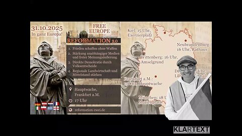 Einladung nach Frankfurt zu "Reformation 2.0" - 31.10.2025 - nicht verpassen!