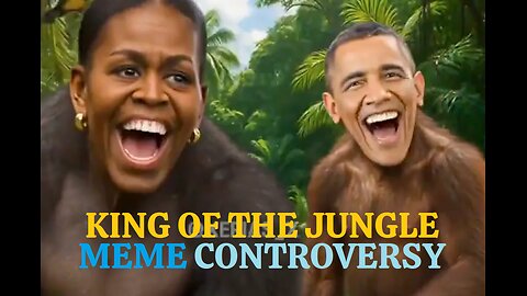 WATCH Trump's Obama Ape Meme Video. You Decide if it's Racist?