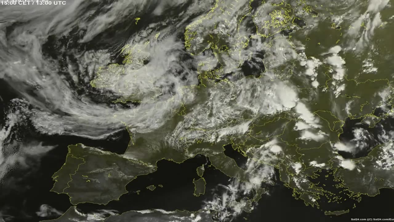 Miran Rubin - 25/06/2021 - EU - Sat24 / Visible