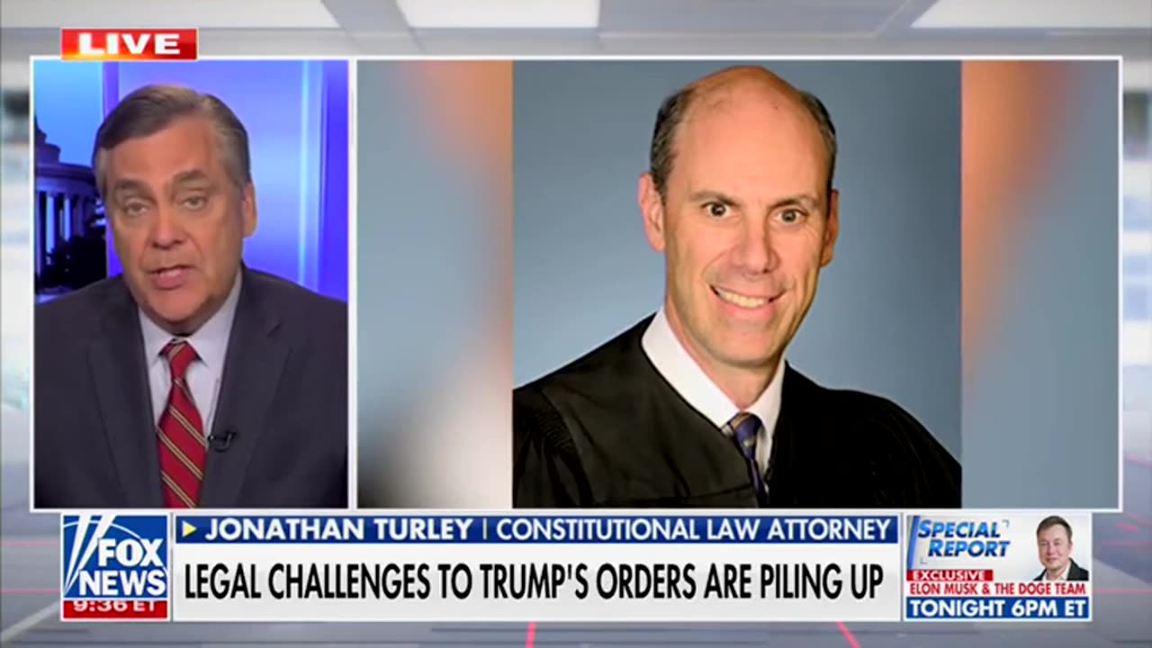 TURLEY ON TRUMP: POTUS ‘Likely To Win’ Cases Against Judges Attempting To Block Deportations