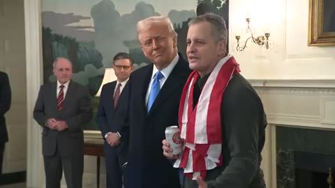 President Trump Greets and Welcomes Marc Fogel Back to The United States