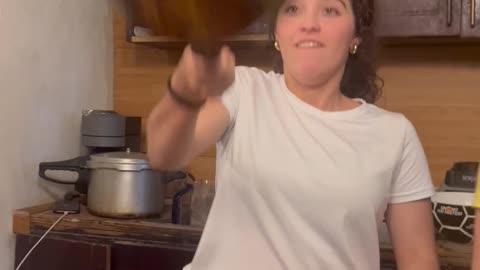Girl Nails Pancake Flip