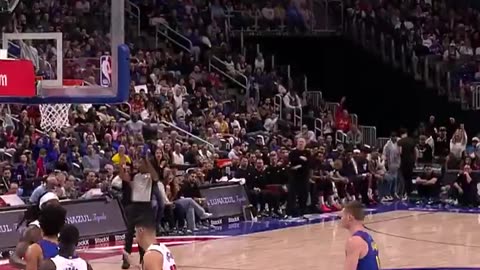 NBA - Malik Beasley hits the corner 3 then busts a move 🕺