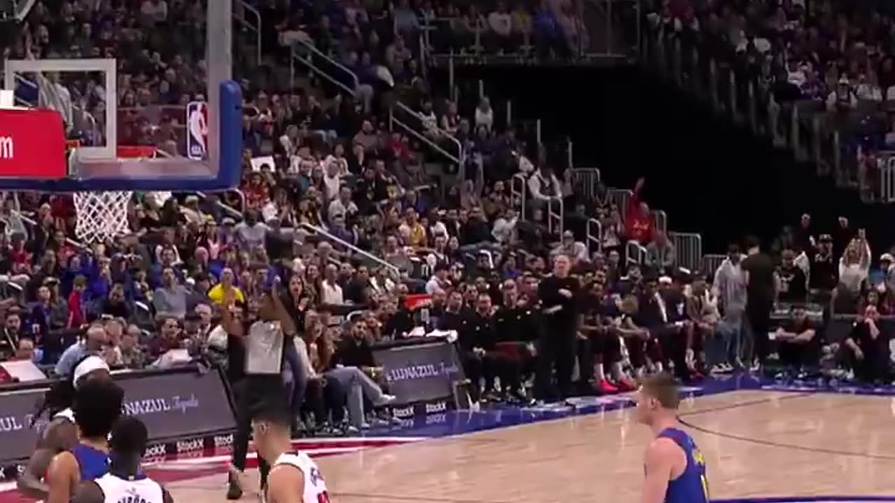 NBA - Malik Beasley hits the corner 3 then busts a move 🕺