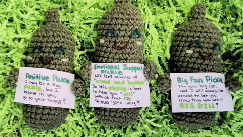 Support Pickles Amigurumi