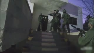 Footage from a Duvdevan soldier' helmet camera during the counterterrorism