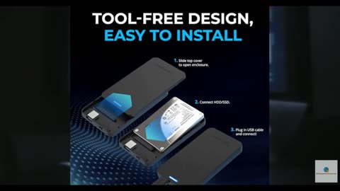 SABRENT 2.5 Inch SATA to USB 3.0 Tool Free External Hard Drive Enclosure [Optimi