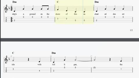 Ballad of Gilligan's Island (Ukulele Version)