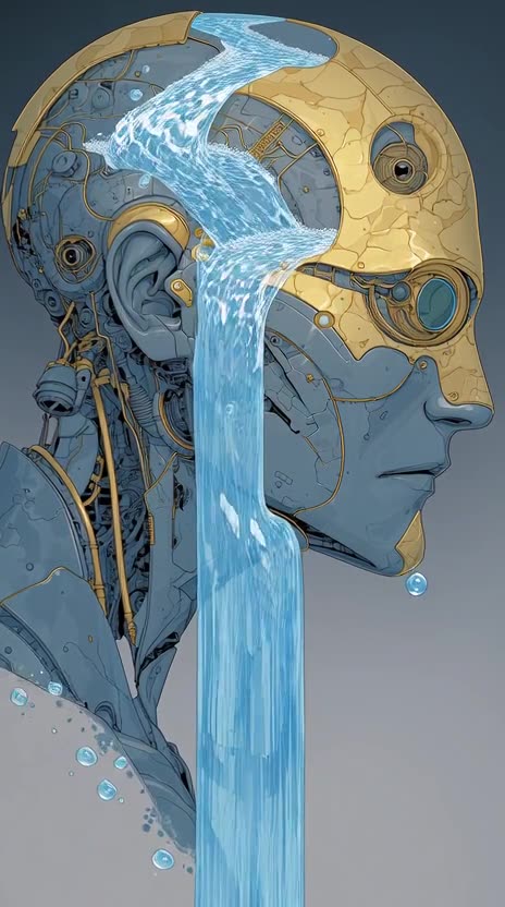 The video is made with AI, it may be artificial.