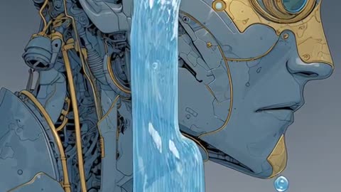 The video is made with AI, it may be artificial.