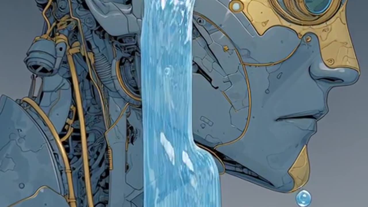 The video is made with AI, it may be artificial.