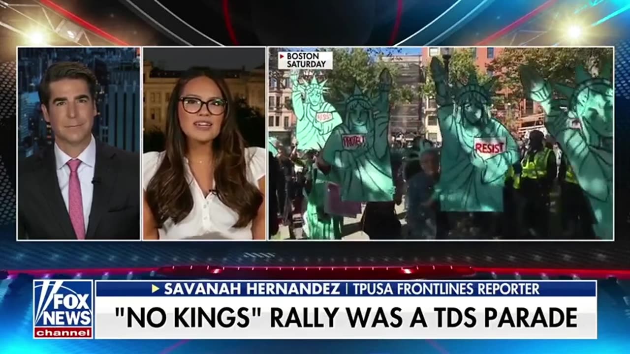 2 Factions of Protesters At No King Rallies